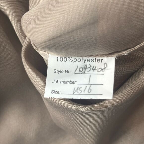 Women’s Gray Chiffon 3 Piece Formal Mother of the Bride Pants Suit Size 16 NEW - Picture 11 of 15